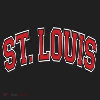 St Louis Missouri Varsity Style Red Text Gift Beanie thumb 2
