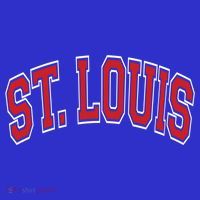 St Louis Missouri Varsity Style Red Text Gift Hoodie thumb 7