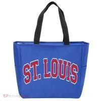 St Louis Missouri Varsity Style Red Text Gift Tote Bag thumb 0