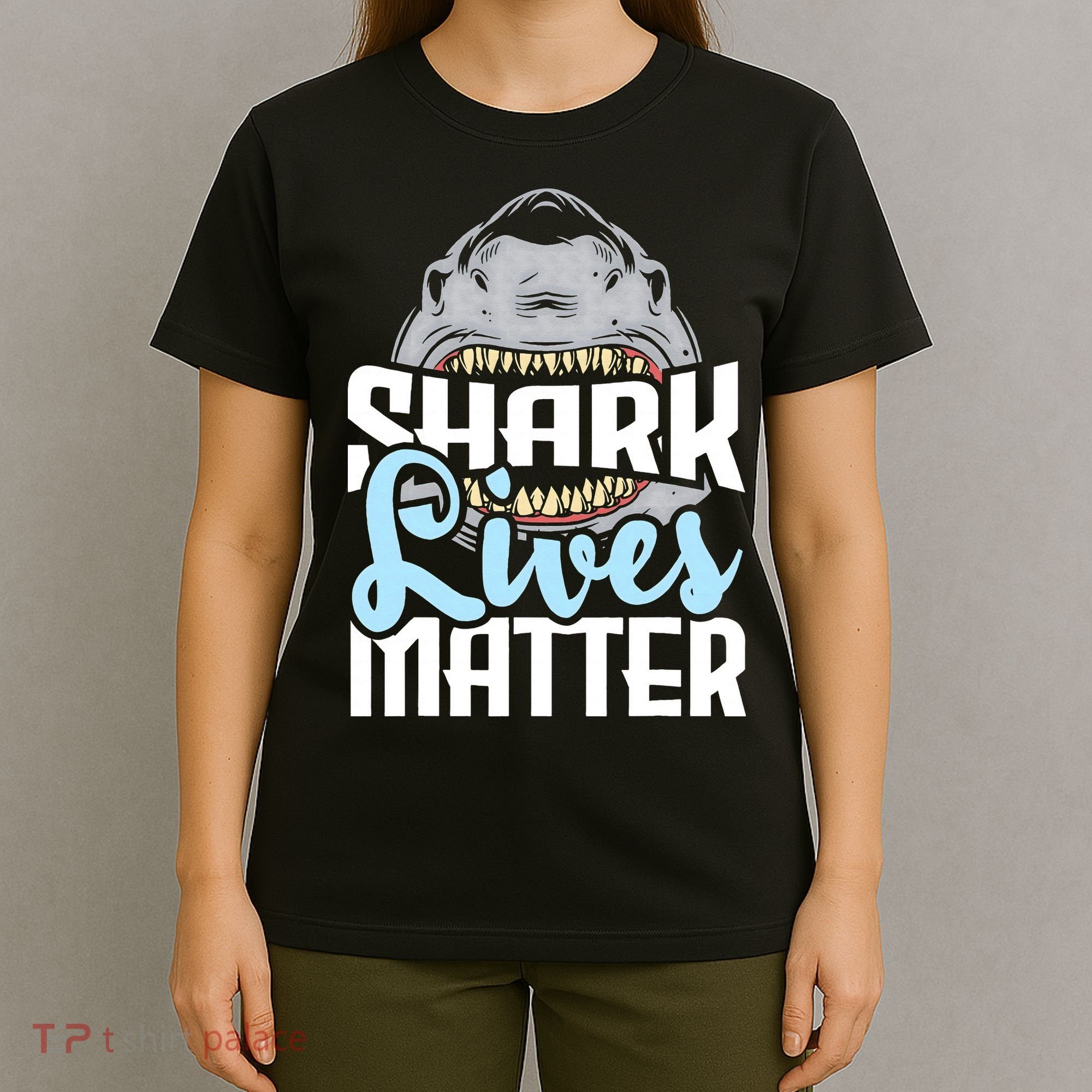 Shark Lives Matter Wildlife Marine Biologist Shark Lovers T-Shirt