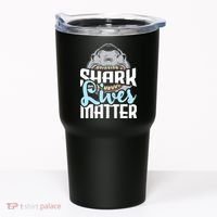 Shark Lives Matter Wildlife Marine Biologist Shark Lovers Tumbler thumb 0