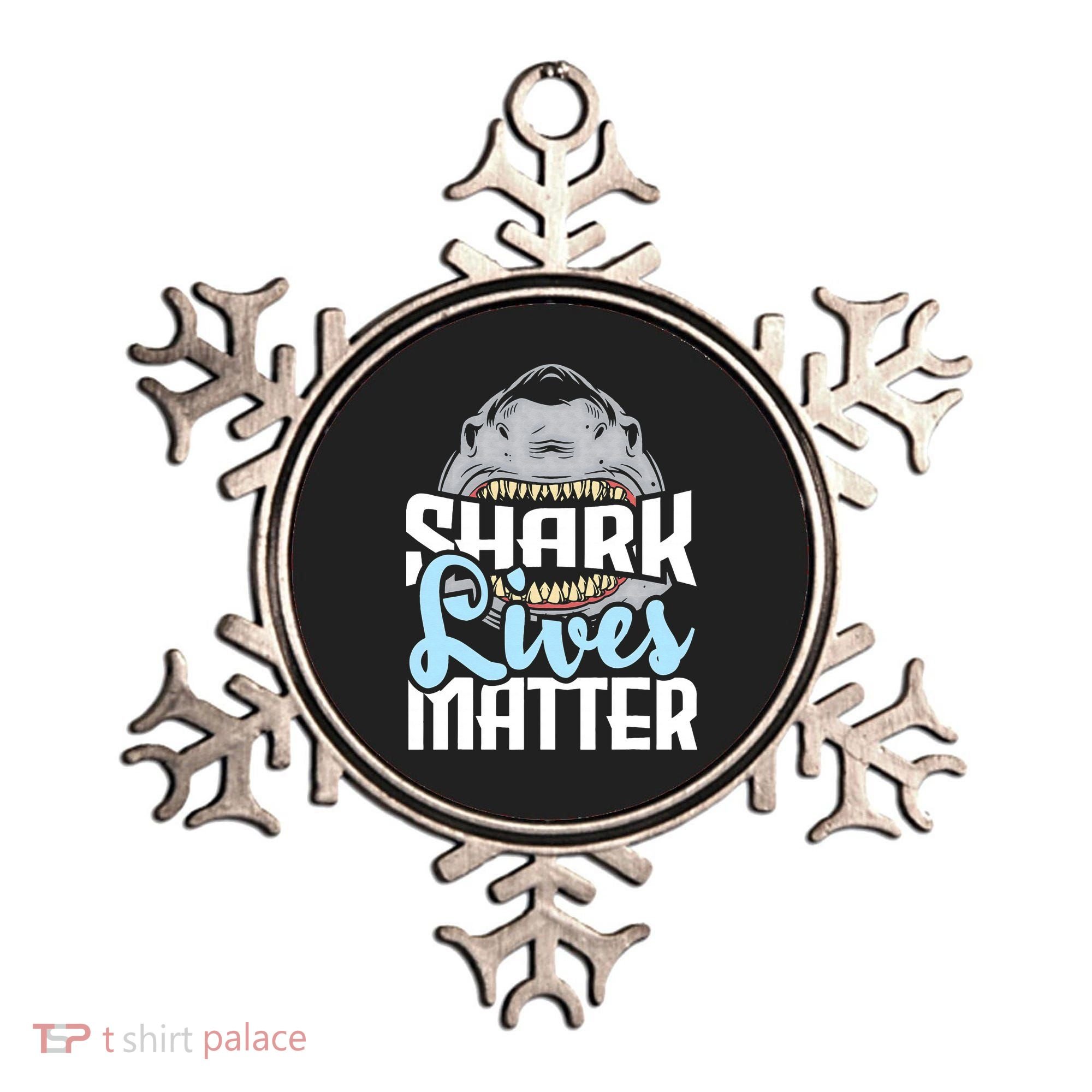 Shark Lives Matter Wildlife Marine Biologist Shark Lovers Ornament
