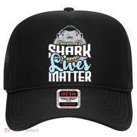 Shark Lives Matter Wildlife Marine Biologist Shark Lovers Hat thumb 0