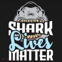 Shark Lives Matter Wildlife Marine Biologist Shark Lovers Visor thumb 3