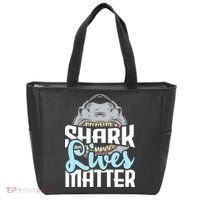 Shark Lives Matter Wildlife Marine Biologist Shark Lovers Tote Bag thumb 0