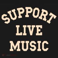 Support Live Music Musicians Concertgoers Music Lovers Gift Women's Hoodie thumb 2