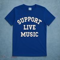 Support Live Music Musicians Concertgoers Music Lovers Gift T-Shirt thumb 5
