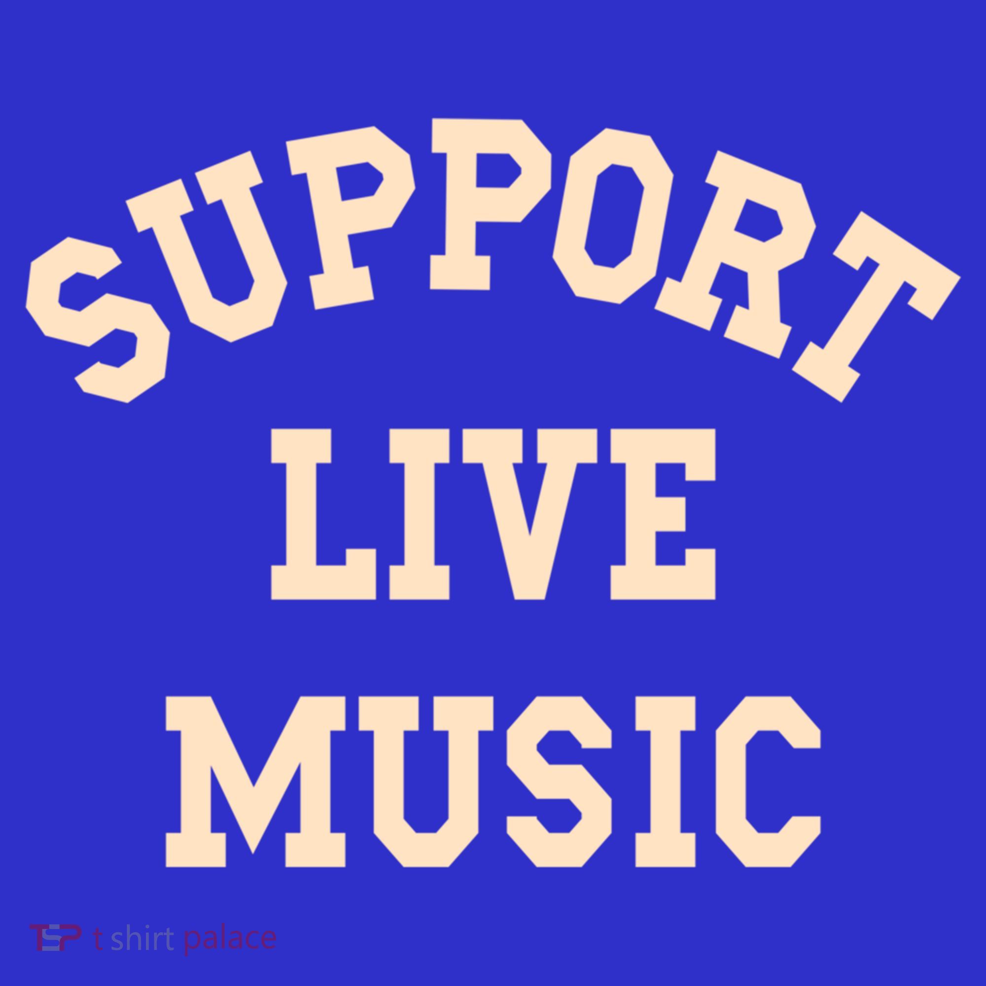 Support Live Music Musicians Concertgoers Music Lovers Gift T-Shirt