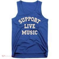 Support Live Music Musicians Concertgoers Music Lovers Gift Tank Top thumb 0