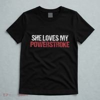 She Loves My Powerstroke T-Shirt thumb 5