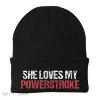 She Loves My Powerstroke Beanie thumb 0