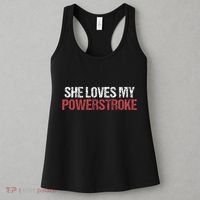 She Loves My Powerstroke Women's Tank Top thumb 3