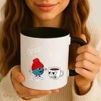 She Loves Me More Crochet Yarn And Coffee Funny Crocheting Coffee Mug thumb 3