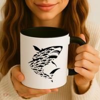 Shark Lover Marine Biology Animal Science Coffee Mug thumb 3