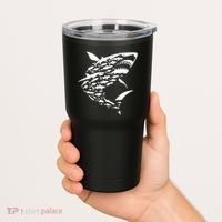 Shark Lover Marine Biology Animal Science Tumbler thumb 2