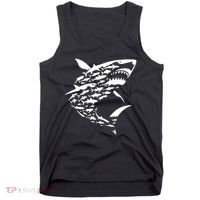 Shark Lover Marine Biology Animal Science Tank Top thumb 0
