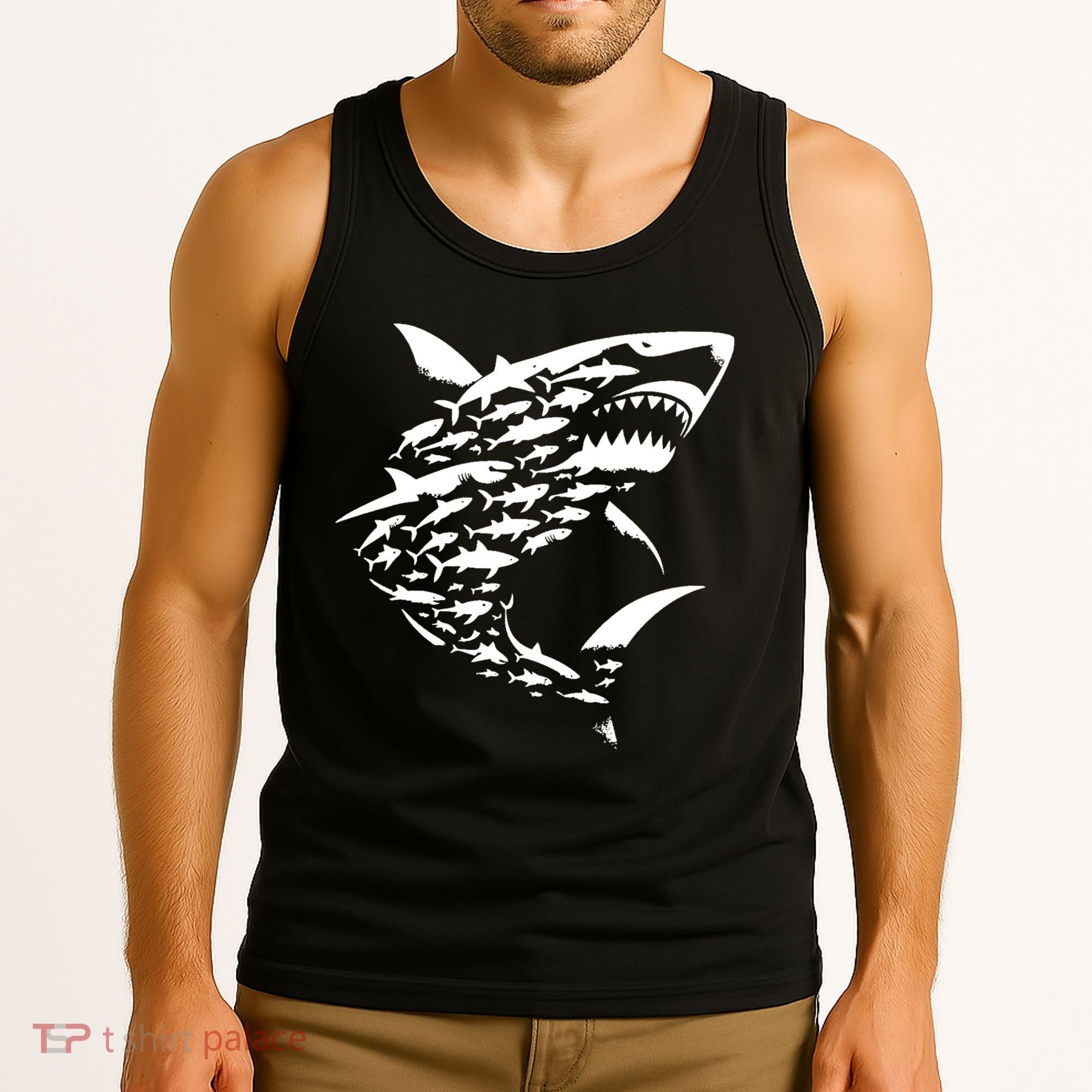 Shark Lover Marine Biology Animal Science Tank Top