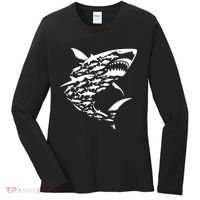 Shark Lover Marine Biology Animal Science Women's Long Sleeve Shirt thumb 0