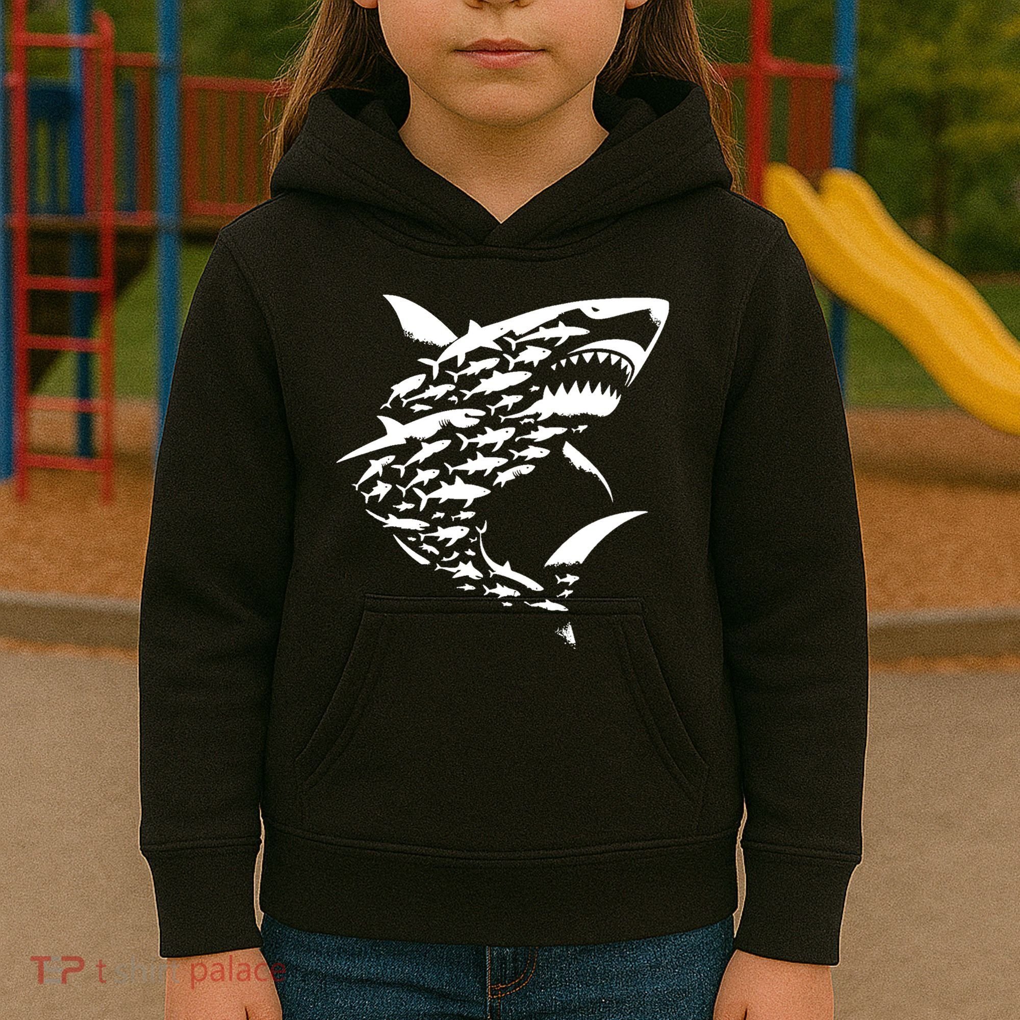Shark Lover Marine Biology Animal Science Kids Hoodie