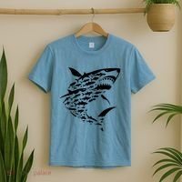 Shark Lover Marine Biology Animal Science T-Shirt thumb 2