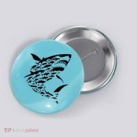 Shark Lover Marine Biology Animal Science Button thumb 0