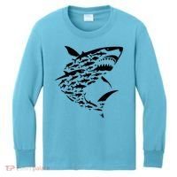 Shark Lover Marine Biology Animal Science Kids Long Sleeve Shirt thumb 0