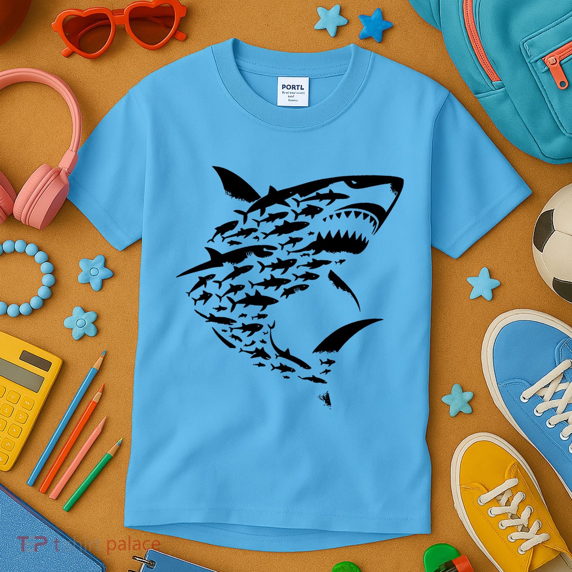 Shark Lover Marine Biology Animal Science Kids T-Shirt