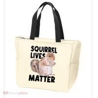 Squirrel Lives Matter Squirrel Lover Funny Animal Lover Tote Bag thumb 3