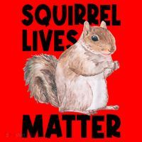 Squirrel Lives Matter Squirrel Lover Funny Animal Lover Santa Hat thumb 1