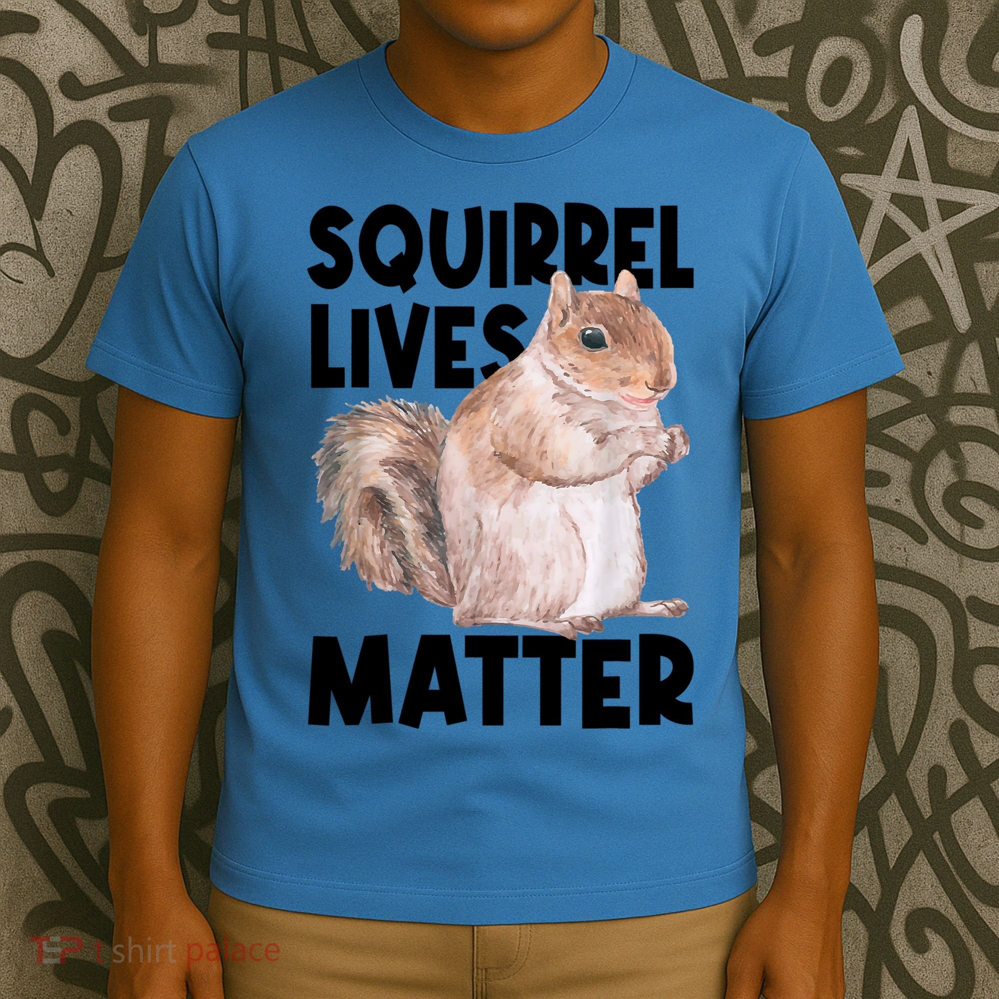 Squirrel Lives Matter Squirrel Lover Funny Animal Lover T-Shirt