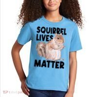 Squirrel Lives Matter Squirrel Lover Funny Animal Lover Kids T-Shirt thumb 2