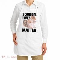 Squirrel Lives Matter Squirrel Lover Funny Animal Lover Apron thumb 2