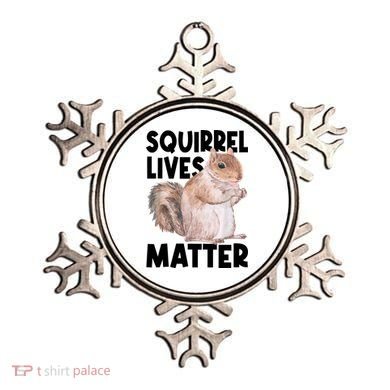 Squirrel Lives Matter Squirrel Lover Funny Animal Lover Ornament