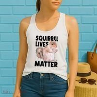 Squirrel Lives Matter Squirrel Lover Funny Animal Lover Women's Tank Top thumb 2