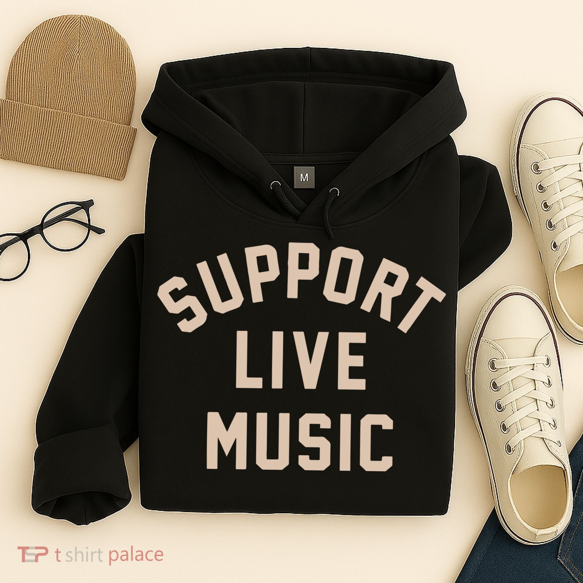 Support Live Music Hoodie