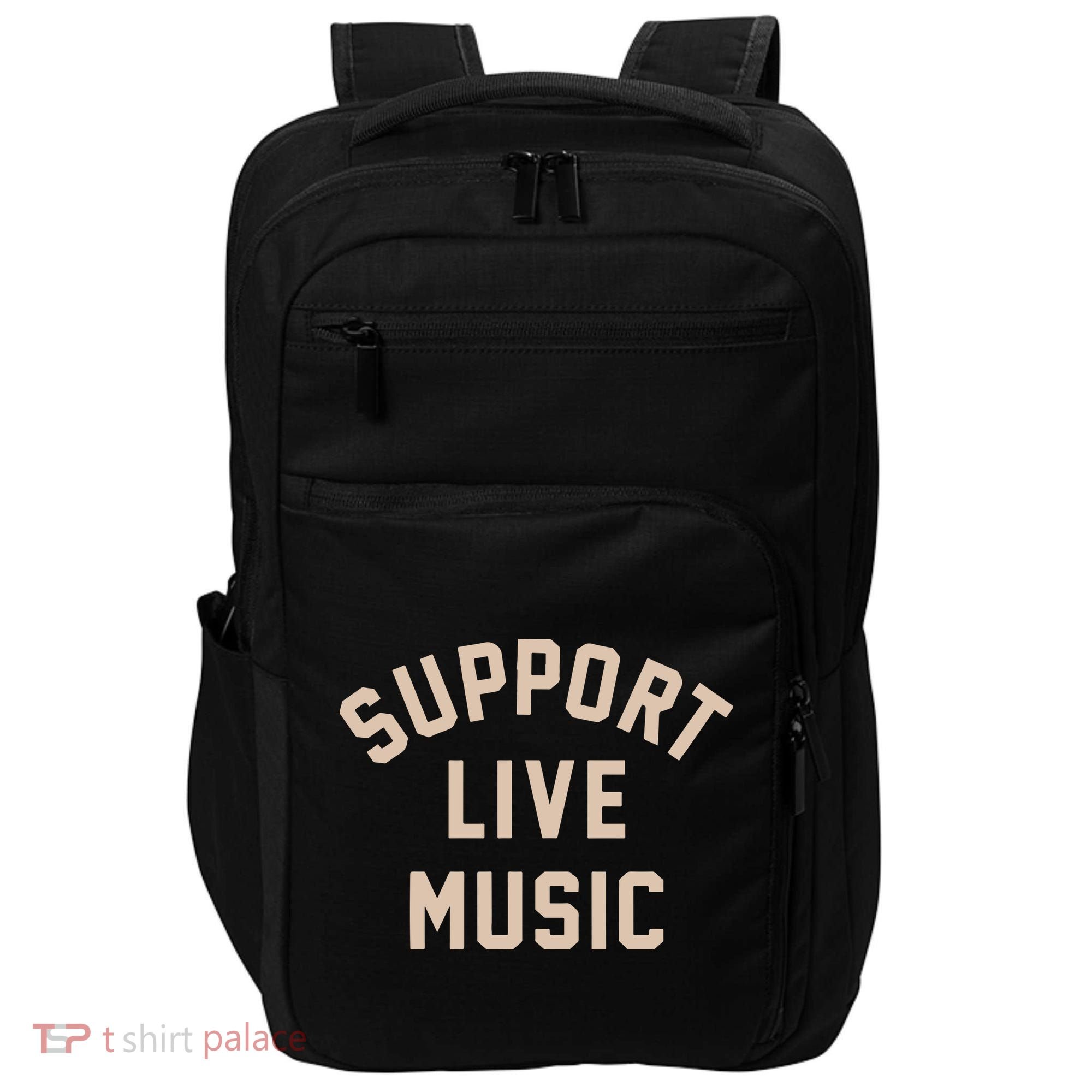 Support Live Music Impact Tech Backpack