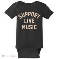 Support Live Music Baby Bodysuit thumb 0
