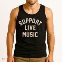 Support Live Music Tank Top thumb 3