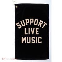 Support Live Music Golf Towel thumb 0