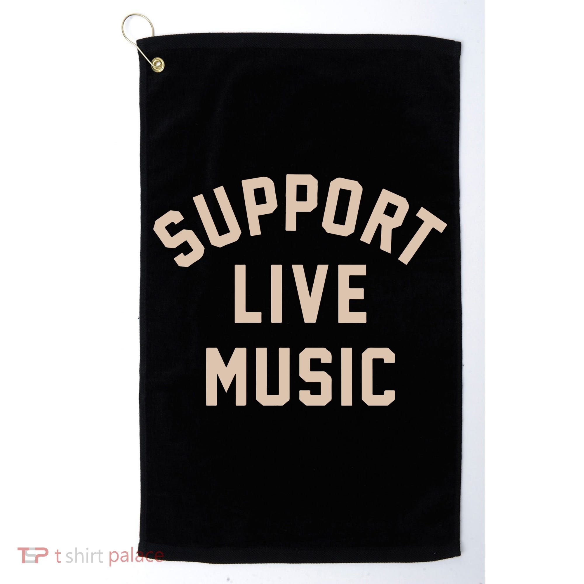 Support Live Music Golf Towel