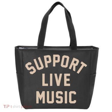 Support Live Music Tote Bag