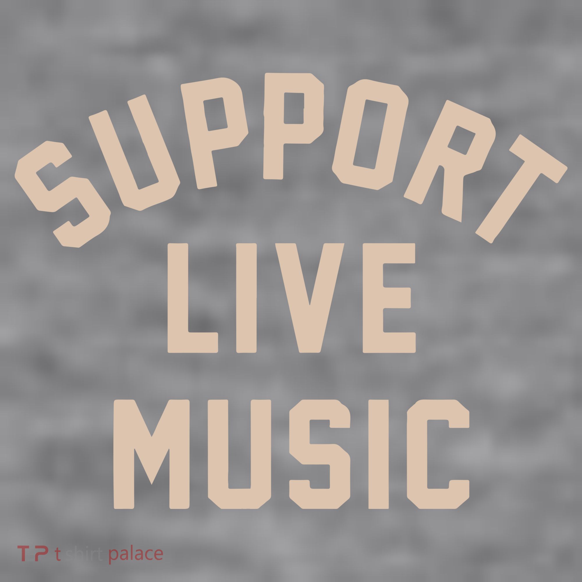 Support Live Music Women's Racerback Cropped Tank