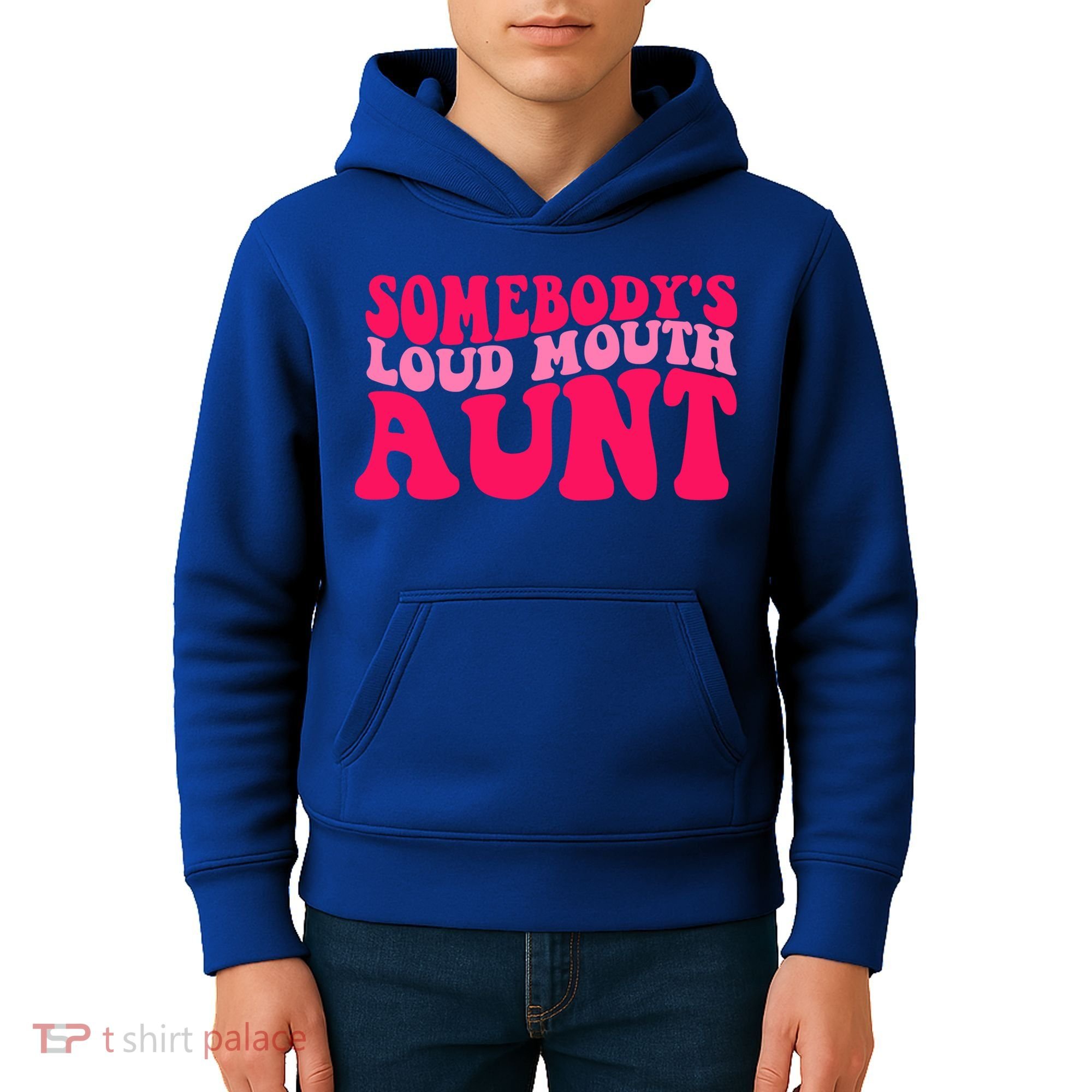 Somebodys Loud Mouth Aunt Gift Kids Hoodie