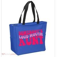 Somebodys Loud Mouth Aunt Gift Tote Bag thumb 2