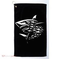 Sharks Lover Marine Biology Science Shark Golf Towel thumb 0