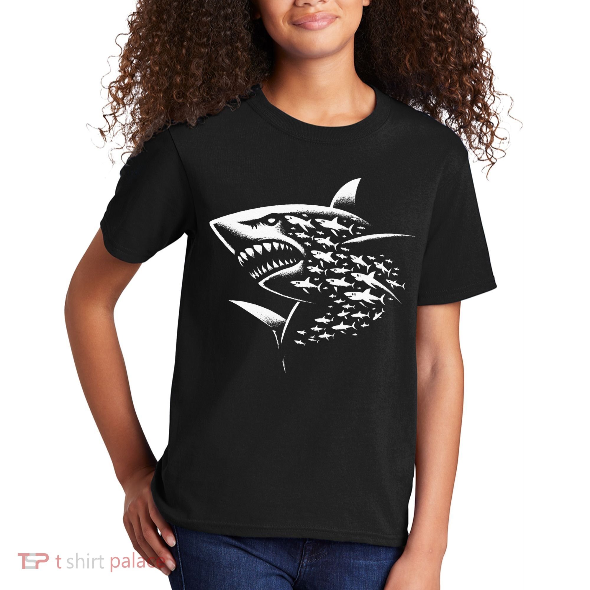 Sharks Lover Marine Biology Science Shark Kids T-Shirt