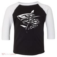 Sharks Lover Marine Biology Science Shark Toddler Fine Jersey T-Shirt thumb 0