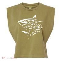 Sharks Lover Marine Biology Science Shark Garment-Dyed Women's Muscle Tee thumb 0