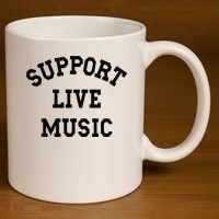 Support Live Music Local Bands Local Music 11oz C Handle Ceramic Mug thumb 3