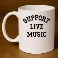Support Live Music Local Bands Local Music 11oz C Handle Ceramic Mug thumb 4